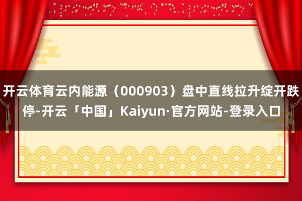 开云体育云内能源（000903）盘中直线拉升绽开跌停-开云「中国」Kaiyun·官方网站-登录入口